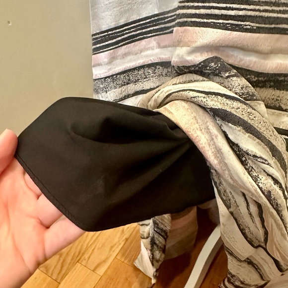 Badgley Mischka Metallic Miramare Gown Full Length Lined Size 4 - Picture 7 of 10